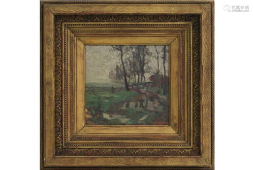 MELSEN MARTEN (1870 - 1947) olieverfschilderij op paneel : 