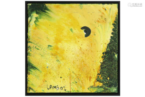 LAMB MATT (1932 - 2012) olieverfschilderij op doek : 