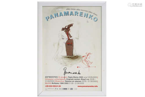 PANAMARENKO (° 1940) print in kleur : 