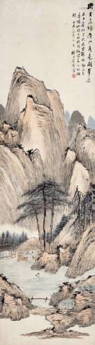 金心兰 1841-1909 山水 纸本立轴