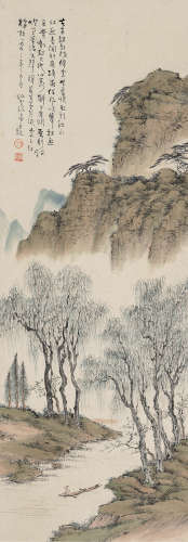 孙雪泥 1889—1965 山水 纸本立轴