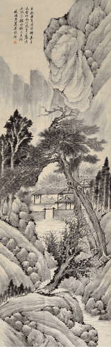 吴谷祥 1848—1903 《山水》 纸本立轴