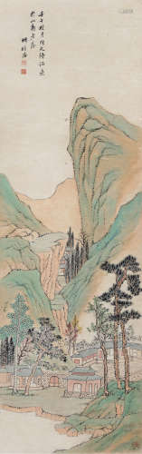 王学浩 1754—1832 山水 纸本立轴