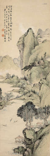 胡汀鹭 1884—1943 山水 纸本立轴