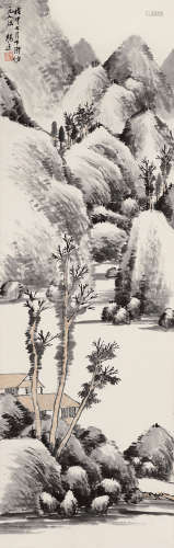 杨逸 1864—1929 山水 纸本立轴
