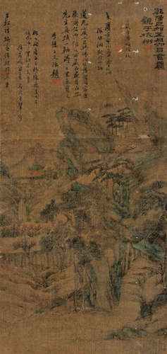 王翚（1632～1717） 山水 立轴 绢本