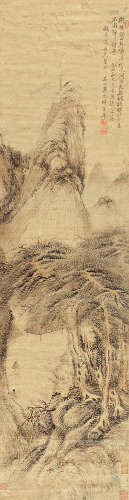 恽寿平（1633～1690） 山水 镜片 纸本