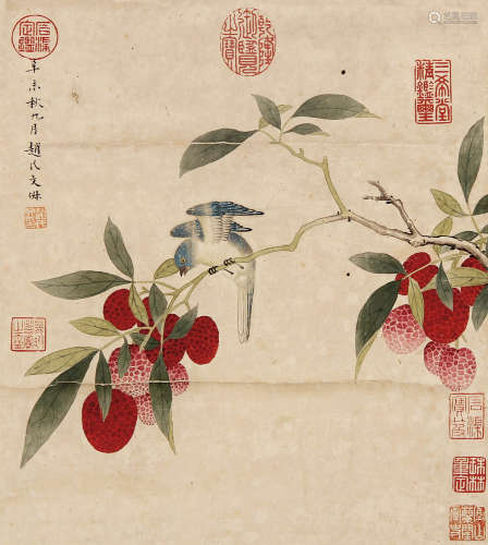 赵文俶（1596～1634） 蔬果 镜片 纸本