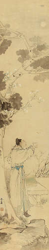 沙馥（1831～1906） 人物 立轴 纸本