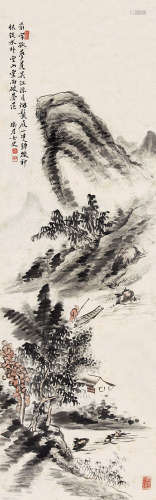 顾青瑶（1896～978） 山水 立轴 纸本