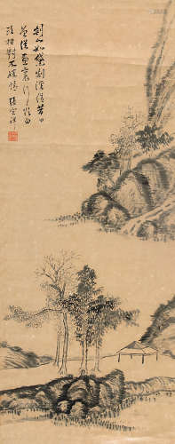 张宗祥（1882～1965） 山水 立轴 纸本