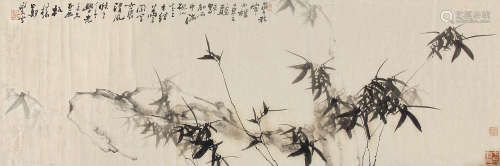 郑板桥（1693～1765） 竹石图 横披 纸本