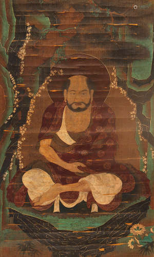 武宗元（约980～1050） 达摩 立轴 绢本