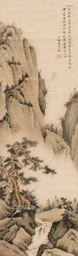 陈少梅（1909～1954） 山水 立轴 纸本