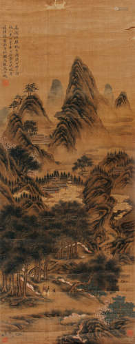 顾见龙（1606～1687后） 山水 镜片 绢本