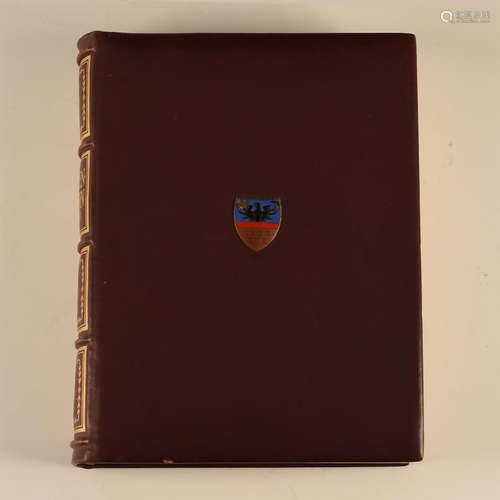 HARD COVER LEATHER BOUND, HISTORY OF TRANSYLVANIA, IN GERMAN