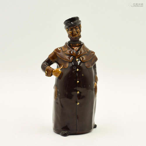 ROYAL DOULTON KINGSWARE FIGURAL FLAGON COACHMAN