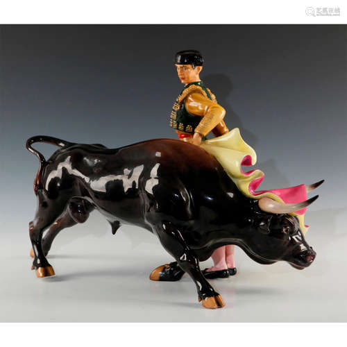 ROYAL DOULTON MATADOR AND BULL HN2324 BY PEGGY DAVIES