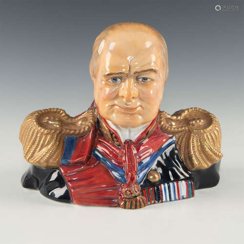 MICHAEL SUTTY PORCELAIN BUST WINSTON CHURCHILL