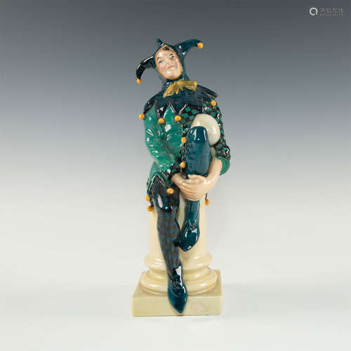 ROYAL DOULTON FIGURINE A JESTER HN 71. SIGNED BY CHARLES NOKE