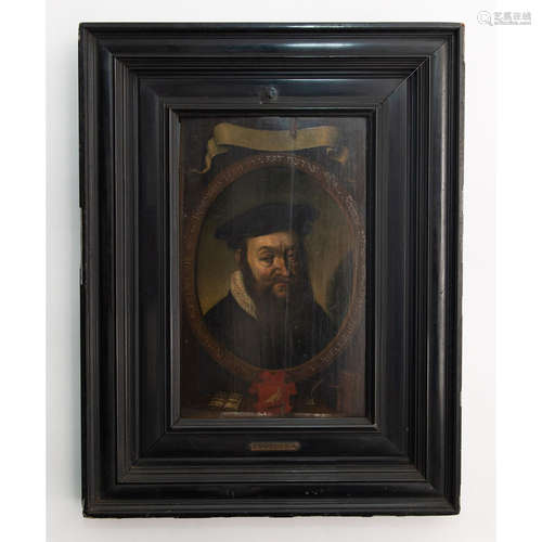 LATE RENAISSANCE OIL PAINTING ON WOOD PANEL, ATTRIBUTED TO FRANS POURBUS THE YOUNGER