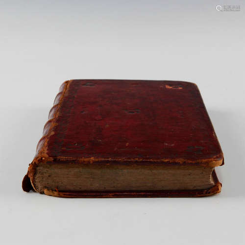 LEATHER BOUND JUDAICA BOOK