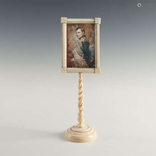 NAPOLEAN MINIATURE PORTRAIT-NATURAL MATERIAL STAND