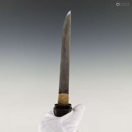 19TH CENTURY JAPANESE SAMURAI AIKUCH OR TANTO DAGGER