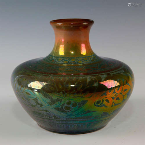 PILKINGTON ROYAL LANCASTRIAN HIGH FIRED VASE