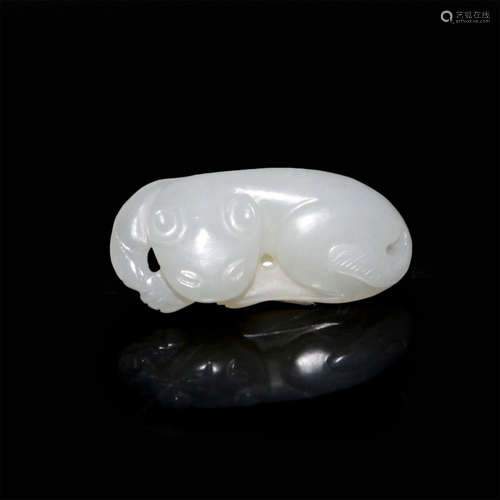 CHINESE WHITE JADE CATS GROUP