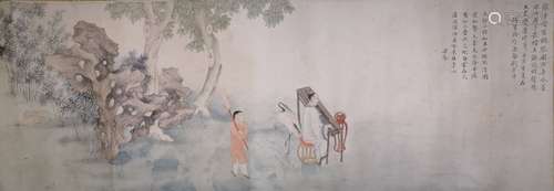 A FIGURAL PAINTING BY Â“LIU YAN CHONG” (QING DYN)