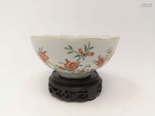 A FAMILLE ROSE PORCELAIN BOWL, WITH DAO-GUANG MARK