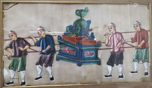 A PITH FIGURAL PAINTING (A)