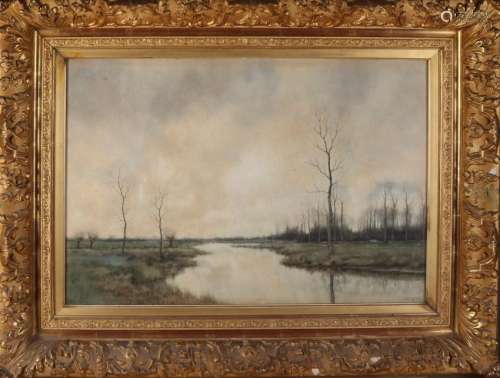 AM Gorter. 1866 - 1933 Almelo. Vorden stream in the