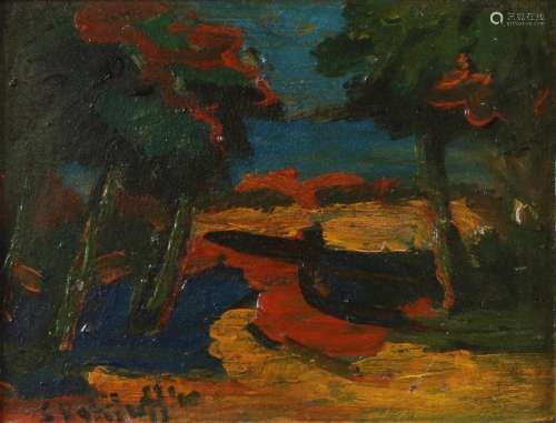 Karl Schmidt Rottluff. Date '10. 1884 - 1976. Colorful