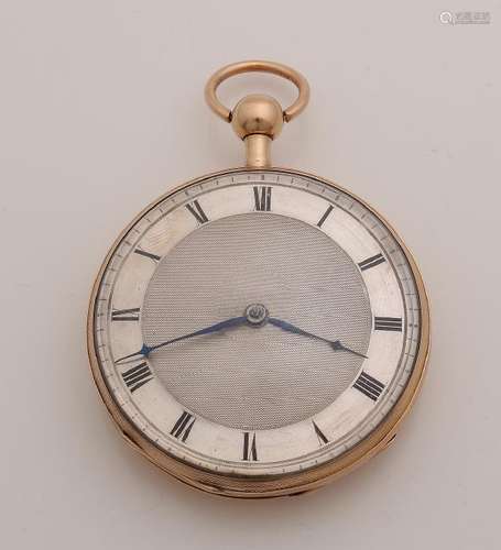 Special yellow gold pocket watch with percussion,