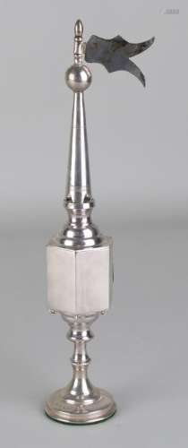 Silver besamim holder, 925/000. Spice tower on a round