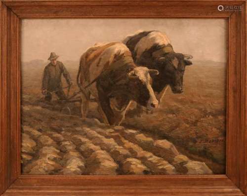 Evert Rabbers. 1875 - 1967 Enschede. Farmer with