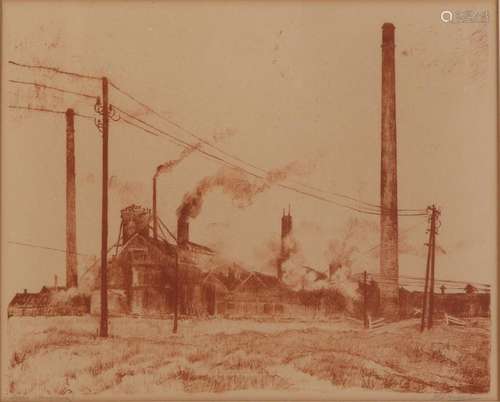 PA Nijgh. 1876 - 1959. Hengelo salt factory. Single