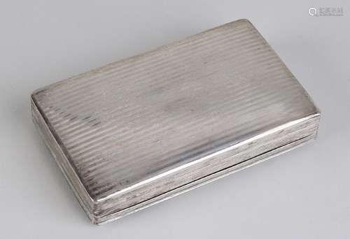 Silver box, 833/000, rectangular model decorated with