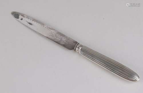 Very rare antique 835/000 silver letter opener with