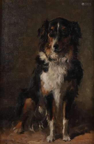 Unsigned. 19th century. Possibly Otto Eerelmann. Dog