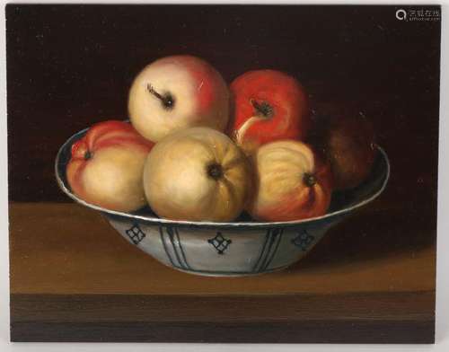 C. Cornelisz. 21st century. Still life with apples in a