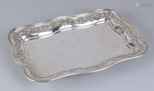 Beautiful silver serving dish, 934/000, rectangular