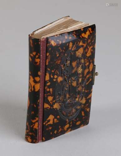 Prayer book, small credo, with a cover made of tortoise