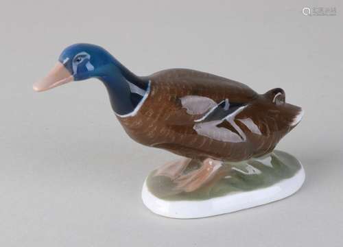 Old German Rosenthal porcelain drake. Selb Bavaria.