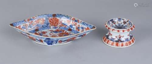 Two times 18th century Chinese Imari porcelain.