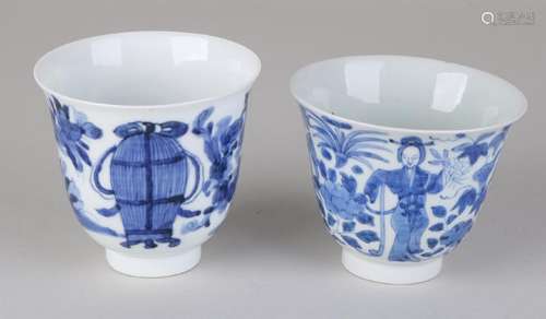 Three antique Chinese porcelain Kang Xy branded high