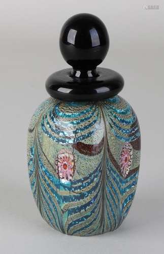 Murano glass perfume bottle, design by Franco Moretti