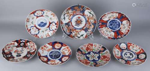 Seven times 19th century various Imari porcelain